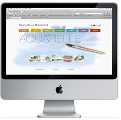 pour visiter le Site “Aquarelle” de Dominique Maréchal